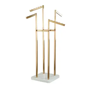 Dresses Rack Creative Blade Arm Art Rack Free Standing Hanging Clothing Display Unit 4 way rack