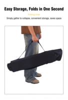 Chaise de camping pliable portable, chaise de jardin d'extérieur avec poche de rangement, porte-gobelet, siège en tissu, structure en acier