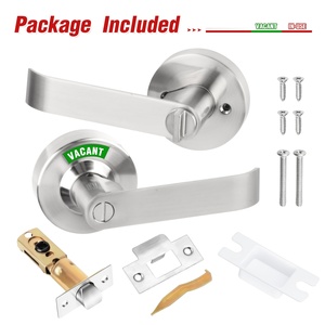 Cerradura de Palanca con Indicador de Privacidad para Baños de Grado Comercial, Letrero Grande de Ocupado/Libre para Escuelas, Oficinas, Restaurantes y Hospitales - Product Image 4