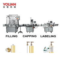 Machine de remplissage automatique à piston YL-L pour savon liquide, shampoing, détergent, boissons, ligne de remplissage, bouchage et étiquetage en ligne