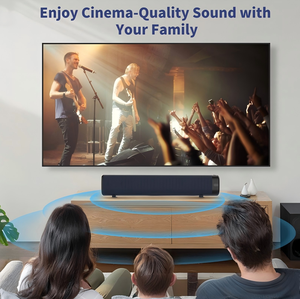 ลำโพงซาวด์บาร์แบบแอคทีฟ 30W สำหรับพีซี พร้อมซับวูฟเฟอร์ในตัว ลำโพงแบบมีสาย เชื่อมต่อผ่านออปติคอล/Aux/USB ติดผนังได้ พกพาสะดวก ระบบเสียงเซอร์ราวด์ - Product Image 5