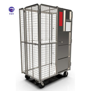 Construction en acier robuste Stockage sécurisé Mobile et facile à manœuvrer <span class=keywords><strong>Cage</strong></span> de sécurité roulante soudée - Product Image 6