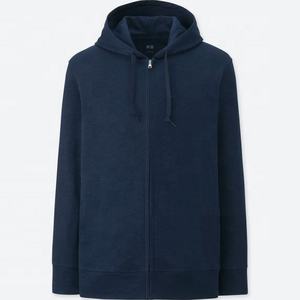 Sweat-shirt décontracté pour homme et femme, uni, avec fermeture éclair en bas, pour la saison hivernale - Product Image 1