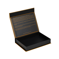 Boîte à livres de luxe en carton ondulé avec revêtement UV, bronzage, boîtes rigides écologiques pour emballages cadeaux