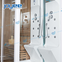 JOYEE Cabine de Douche Vapeur Hammam Sauna Biplace avec Fonction Jacuzzi