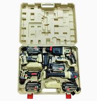 Vente directe d'usine, outils électriques multifonctions sans fil 21V, perceuse électrique, kit de perceuse, clé à chocs, ensemble d'outils FengBao 4 en 1