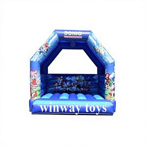 Castillo Inflable Temático Winway Sonic, Material de PVC, Capacidad de 500 kg, Fiestas al Aire Libre, Juegos en el Patio Trasero, Eventos de Cumpleaños - Product Image 1