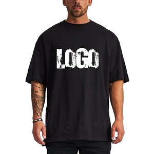 100% coton 180gsm mélange tailles coton respirant t-shirts unis pour hommes - Product Image 1