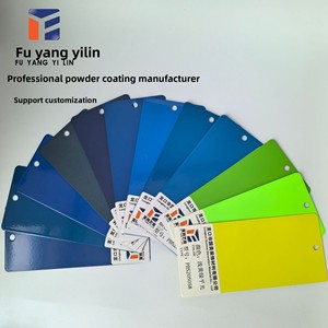 Pintura de recubrimiento en polvo de plástico electrostático de alto brillo antioxidante para exteriores, material epoxi resistente a la corrosión, materia prima principal - Product Image 2