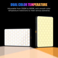 Lampe LED vidéo pleine couleur 12W pour photographie, lampe de remplissage portable pour selfie, pour téléphone, TikTok et autres créations de contenu mobile