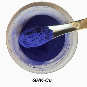 ราคาโรงงาน ความบริสุทธิ์สูง 99% ผงบลูคอปเปอร์เปปไทด์ GHK-Cu CAS 49557-75-7 - Product Image 2