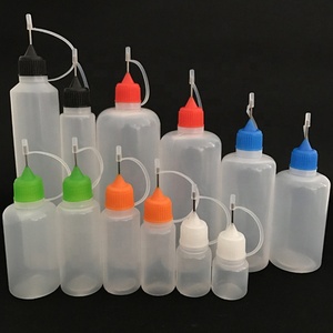 In Bulk translucent PE/LDPE 3ml 5ml 10ml 15ml 20ml 30ml 50m 100ml cbd lubricating brake oil applicator needle tip plastic bottle