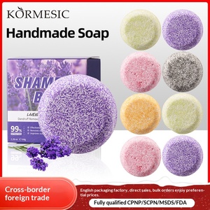 Savon artisanal <span class=keywords><strong>au</strong></span> <span class=keywords><strong>lait</strong></span> de chèvre et à l'huile essentielle <span class=keywords><strong>d</strong></span>'acide kojique - Anti-pelliculaire, éclaircissant, hydratant, shampoing et savon nettoyant pour le corps en barre, en boîte - Product Image 3