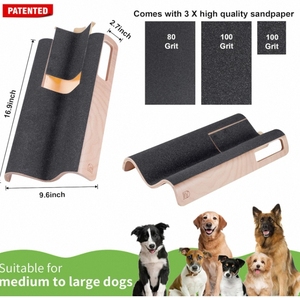 Luxury Square Dog <strong>Scratch</strong> <strong>Pad</strong> with Treat Box Durable Board for Nail Care and Comfort Pet Grooming Product - Product Image 4