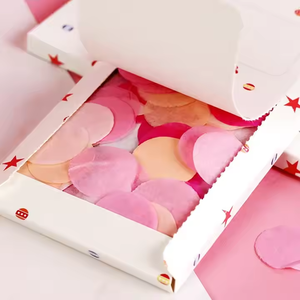 Nhà Máy Tùy Chỉnh Tái Chế Vật Liệu Album Ảnh Card -up Cubes Bất Ngờ Confetti Lớp Phủ UV Dập Nổi Tự Làm Nổ Quà Tặng - Product Image 5