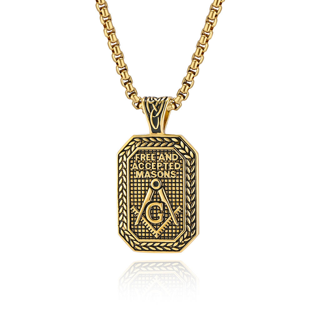 Gold Single Pendant Without Chain