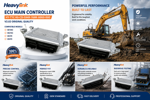 Controlador Principal ECU Heavyiink HY-TTC 60-CD-594K-768K-0000-000 V2.02 para Excavadoras XE135C XE215C XE370 XE470 - Product Image 1