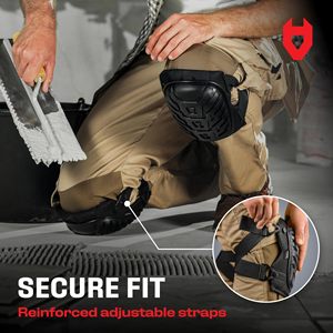 <span class=keywords><strong>Rodilleras</strong></span> SeeMore <span class=keywords><strong>para</strong></span> Trabajo, <span class=keywords><strong>Rodilleras</strong></span> <span class=keywords><strong>para</strong></span> Hombre, Resistentes, Antideslizantes, con Espuma de Gel, <span class=keywords><strong>para</strong></span> Jardinería y Pisos - Product Image 6