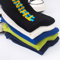 Chaussettes de sport personnalisées quatre saisons avec logo et chaussettes personnalisées de haute qualité avec logo