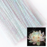 Vente en gros de tiges en chenille pailletées 6mm 30cm, bâtonnets décoratifs colorés et duveteux pour loisirs créatifs, fleurs et décorations de Noël