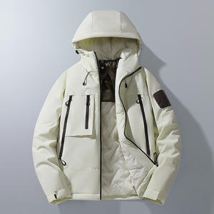 เสื้อแจ็กเก็ตภูเขาสามในหนึ่งกันลมกันน้ำระบายอากาศได้เสื้อโค้ททำงานมีฮู้ดสำหรับผู้ชายสำหรับปีนเขาโลโก้ตามต้องการ - Product Image 4