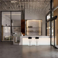 Services complets de conception d'architecture, d'aménagement intérieur et de paysagisme pour les bâtiments de bureaux d'entreprise