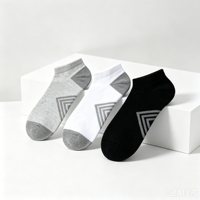 Chaussettes Athlétiques Décontractées pour Hommes en Gros – Respirantes, Antidérapantes, Antibactériennes, Évacuant la Transpiration, Épaisses pour l'Été