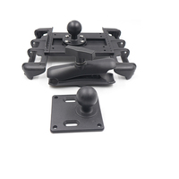 Support de tablette pour véhicules lourds avec support à bille Vesa de 15cm pour voitures, tableaux de bord, murs, bureaux, camions, dessus de table