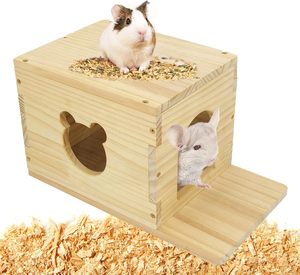 <span class=keywords><strong>Maison</strong></span> en bois de cochon d'Inde fenêtre animaux de compagnie grande <span class=keywords><strong>cabane</strong></span> de jeu pour gerbille furet écureuil rats souris hérisson <span class=keywords><strong>maison</strong></span> en bois - Product Image 5