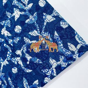 Tela de Algodón Estampada en Índigo de Lujo para Camisas de Niñas, Decoración del Hogar, Cortinas con Técnica de Tejido, Trajes, Accesorios, Faldas de Niños - Product Image 4