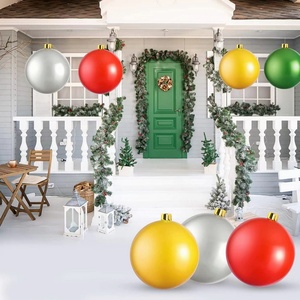 High Quality <b>Inflatable</b> Christmas Ball <b>Large</b> Outdoor <b>Inflatable</b> Christmas Decorated Ball the Yard Holiday Decorations With Light - Product Image 5