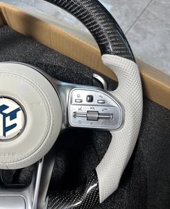 Volant en fibre de carbone pour Mercedes-Benz C43/C63/<span class=keywords><strong>C63s</strong></span> Coupé W205 AMG 19-22 Facelift C63/E63/GT/CLS - Product Image 4