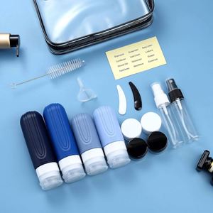 Ensemble de 16 flacons de voyage souples en silicone de 3 oz avec logo personnalisé, approuvés anti-fuite, pour liquides et produits de toilette - Product Image 4