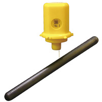 Instruments de mesure de niveau - Jauge de niveau de liquide verticale en plastique pour fûts et conteneurs de 275 gallons