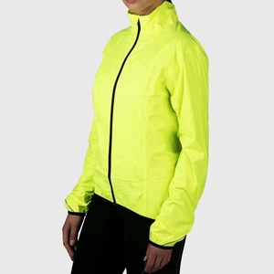 Chaqueta Cortavientos Impermeable para Mujer PIHA SPORTS, Costuras Selladas Transpirables, Detalles Reflectantes, Mangas Desmontables para Ciclismo y Running - Product Image 2