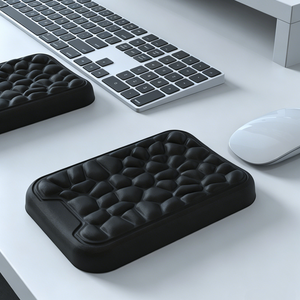 Custom Design PU Leather Ergonomic Mouse Wrist Rest <b>Pad</b> Armrest Elbow Rest <b>Pad</b> Arm Rest Wrist Support <b>Cushion</b> for Mouse - Product Image 1