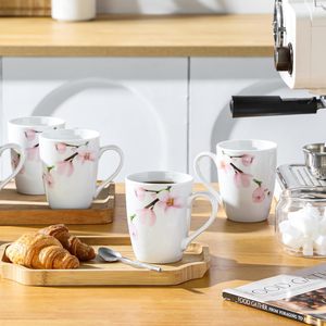 <span class=keywords><strong>Mug</strong></span> en <span class=keywords><strong>porcelaine</strong></span> <span class=keywords><strong>fine</strong></span> 10oz-11oz, <span class=keywords><strong>mug</strong></span> à café au design classique, compatible lave-vaisselle et micro-ondes, sans danger pour les aliments - Product Image 4