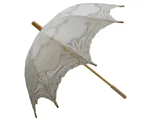 Guarda-chuva de madeira para noiva, guarda-sol original para presentes da empresa