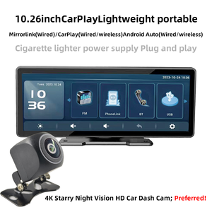 BMW tương thích 12-inch 4K ống kính kép Xe DVR Video <span class=keywords><strong>Camera</strong></span> ghi GPS NAVI 5G <span class=keywords><strong>Wifi</strong></span> phía sau xem gương FM <span class=keywords><strong>Transmitter</strong></span> Carplay IPS - Product Image 5