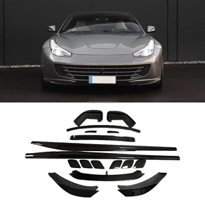 Kit de Carrocería de Fibra de Carbono Seca para Ferrari GTC4 Lusso, Mejora GTC4 Lusso, Estilo NT, Difusor Delantero, Alerón, Faldones Laterales - Product Image 1