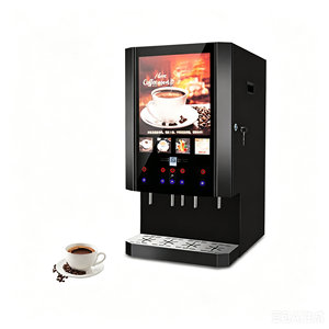 เครื่องชงกาแฟสำเร็จรูปเชิงพาณิชย์ สี่รสชาติ ตัวเครื่องสแตนเลส ใช้ในรถยนต์ โรงแรม ปลั๊กแบบ US สำหรับร้านกาแฟ สำนักงาน - Product Image 5