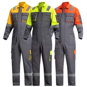20% katoen industriële hoge zichtbaarheid reflecterende veiligheidsoverall werkkleding overall - Product Image 1