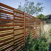 Poteau d'acier de jardin en métal découpé au laser panneaux muraux en aluminium clôtures treillis conceptions Décoratif de jardin nouvellement privé pas cher
