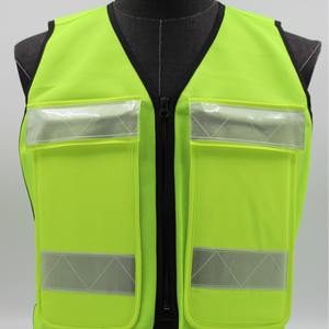 سترة أمان شبكية خفيفة الوزن للتنفس من الدرجة الأولى مع ميزة عاكسة لحركة المرور لدوريات الطرق رؤية متعددة الوظائف - Product Image 4