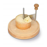 Râpe à fromage rotative en acier inoxydable à main en bois coupe trancheuse Machine chocolat beurre grattoir moulin à fromage outils
