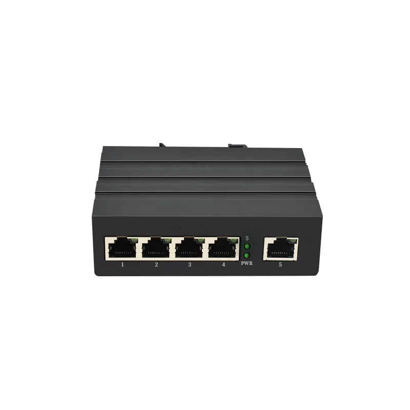 Wanglink Gigabit Barato Industrial Ethernet Switch 5 10/100/1000Mbps RJ45 Ethernet Portas Switches De Rede