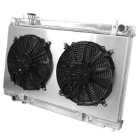 Système de refroidissement du moteur, réservoir d'eau entièrement en aluminium, radiateur avec cache-ventilateur pour Nissan 350Z 2003-2006 Fairlady HZ33 21410CD010