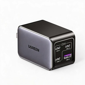 UGREEN 65W GaN Charger 3C1A 4-Port Multi <b>USB</b> Fast Charger Foldable Plug Travel Wall Power <b>Adapter</b> for Laptops Mobile Phones - Product Image 1