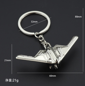 Multi Stijlen Metalen Airliners Gevechtsvliegtuig Gevechtsvliegtuig Helikopter Vliegtuig Sleutelhanger 3d Bomber Vliegtuigen Sleutelhanger - Product Image 6