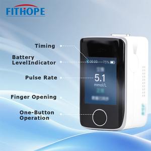 Monitor Glukosa Darah Kontinu Desain Baru <span class=keywords><strong>Non</strong></span>-Invasif Pintar dengan Pijat Ujung Jari dan Kontrol Aplikasi - Product Image 2